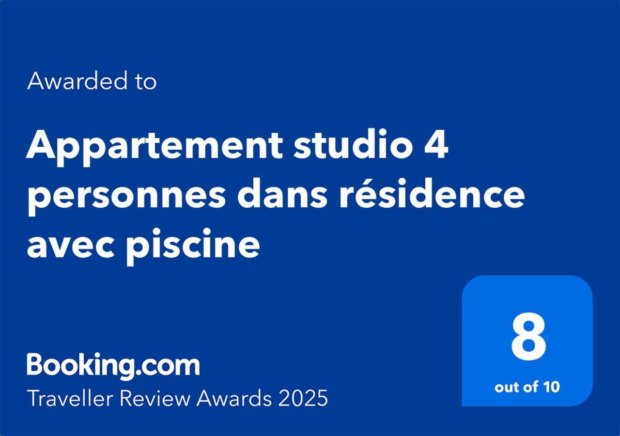 קיברון Appartement Studio 4 Personnes Dans Residence Avec Piscine מראה חיצוני תמונה